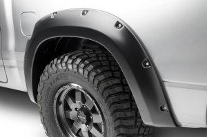 Ram 1500 Rebel Fender Flares - Front + Rear - Husky Liners - Pocket Style - Black - `19-`24 Ram 1500 Rebel Fender Flares - Front + Rear - Husky Liners - Pocket Style - Black - `19-`24